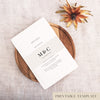 Lumen Invitation Belly Band Template