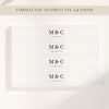 Lumen Invitation Belly Band Template
