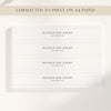 Mayfair Invitation Belly Band Template
