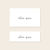 Salt Place Cards Template