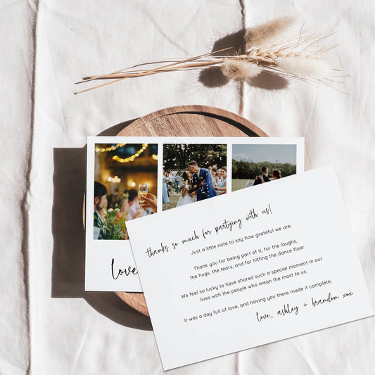 Salt Thank You Card Template