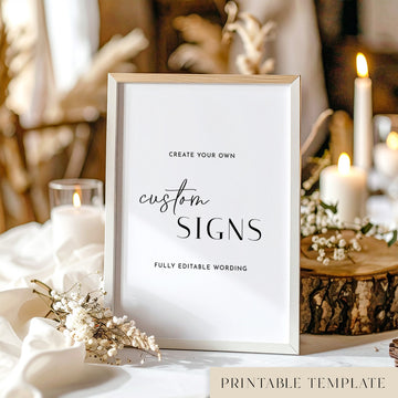 Brighton Custom Sign Template