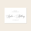 Marais Wedding Welcome Sign Template (Horizontal)
