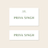 Solace Place Cards Template