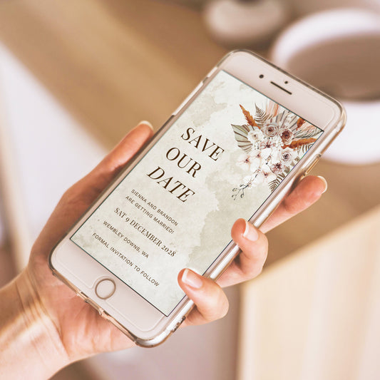 Solana Digital Save The Date Template