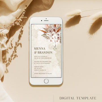 Solana Digital Wedding Invitation Template