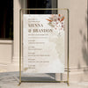 Solana Wedding Order of Events Sign Template