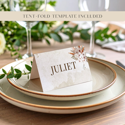Solana Place Cards Template