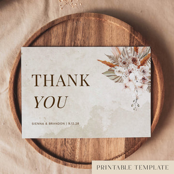 Solana Thank You Card Template
