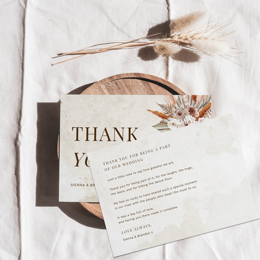 Solana Thank You Card Template