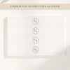 Temperance Invitation Belly Band Template