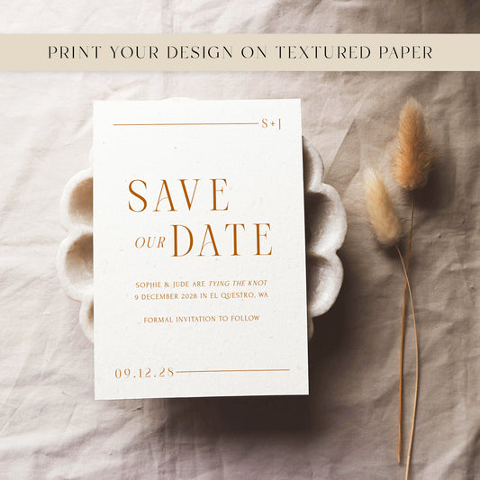 Terra Save The Date Template