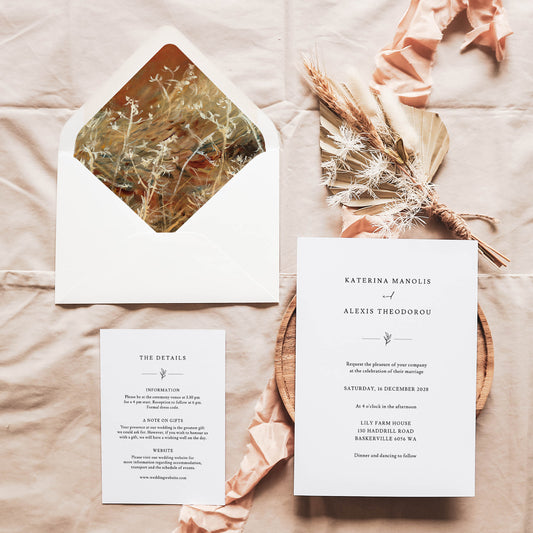 Thistles Printable Envelope Liners