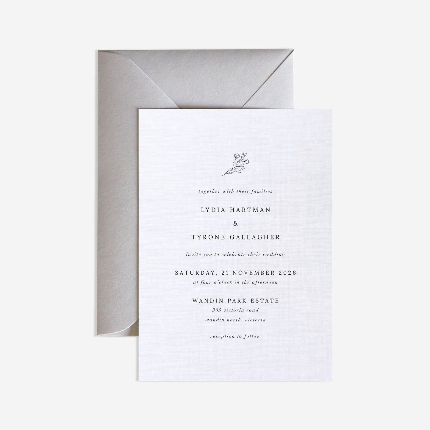 Aspen Wedding Invitation