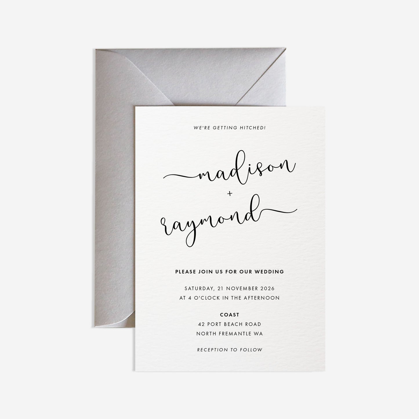 Coast Wedding Invitation
