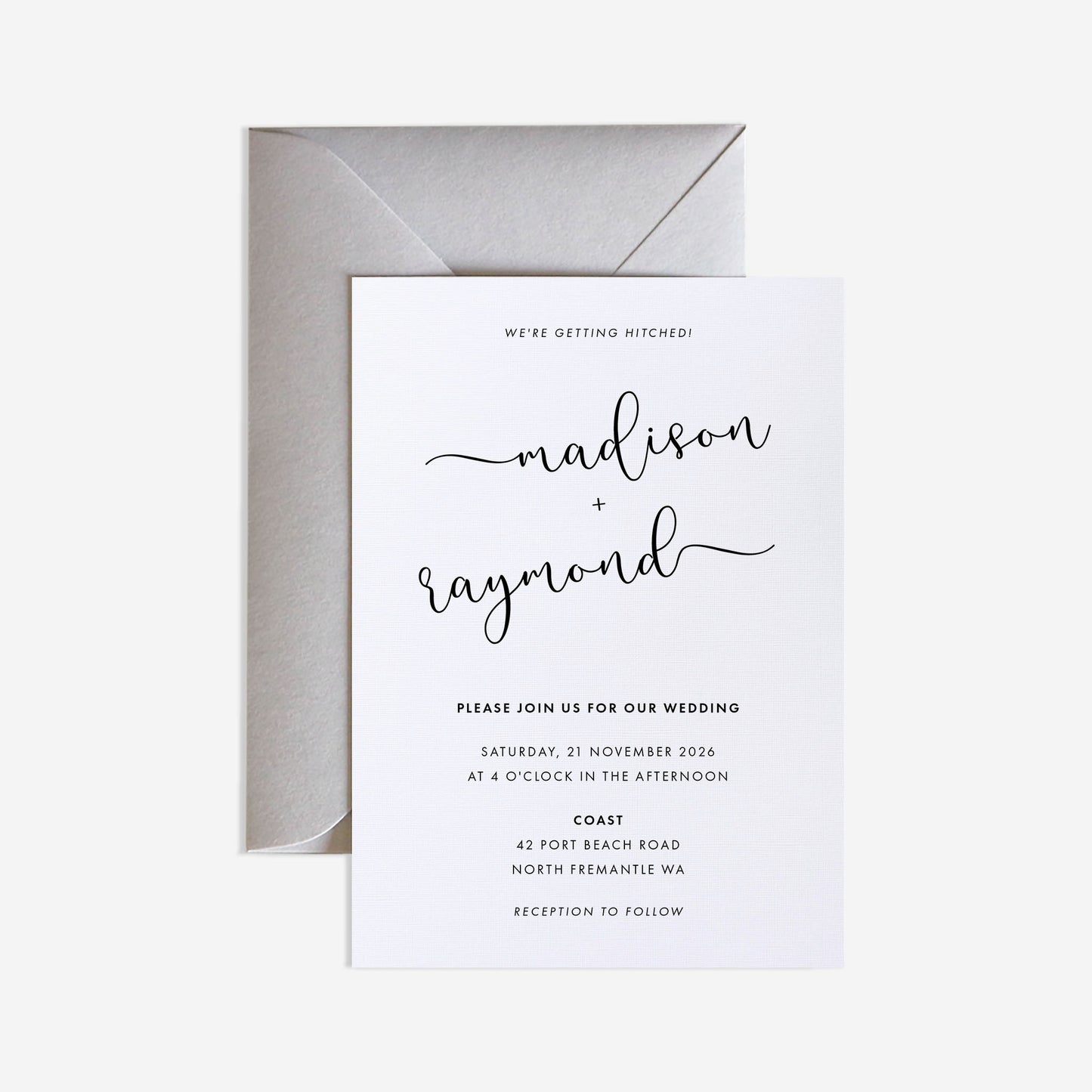 Coast Wedding Invitation