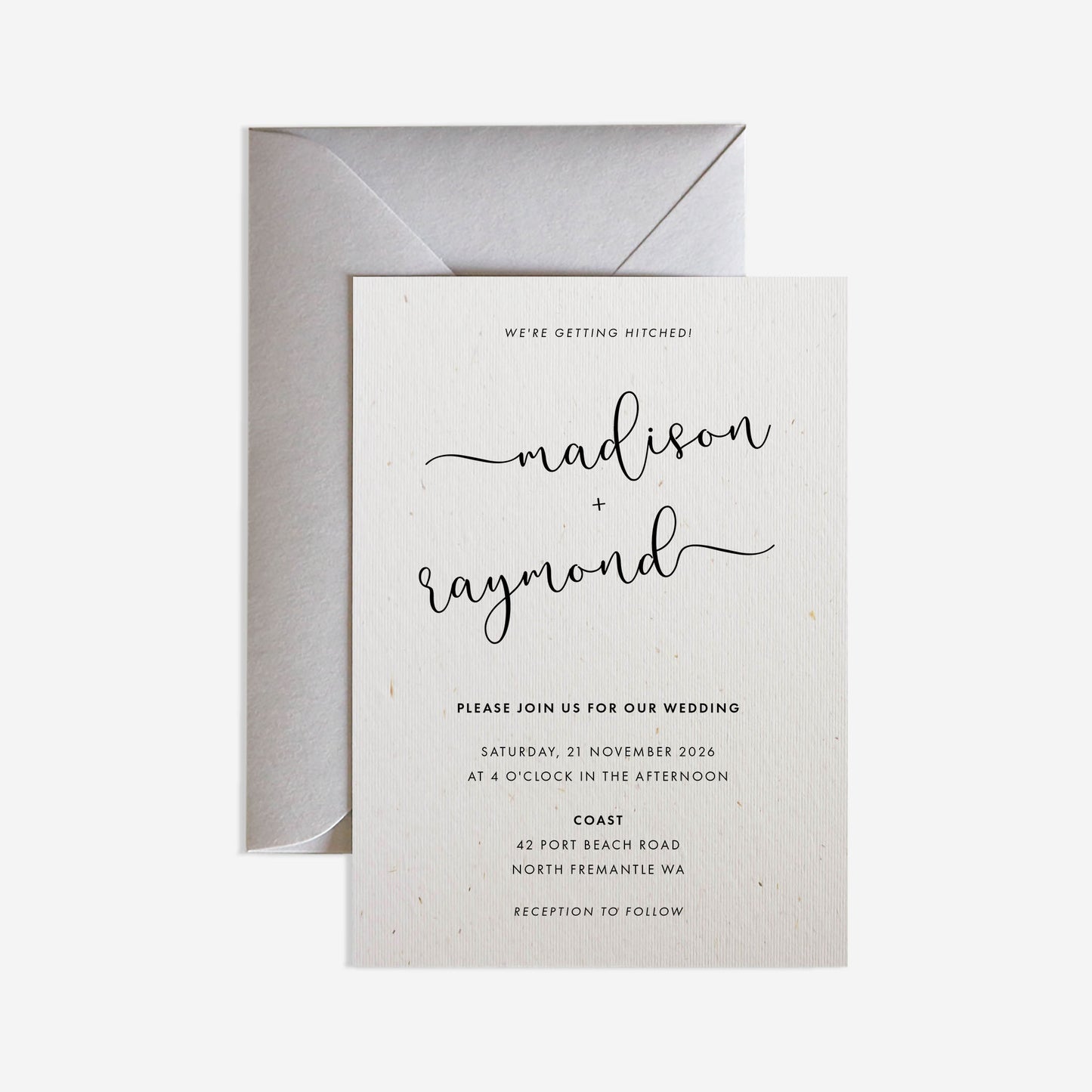 Coast Wedding Invitation