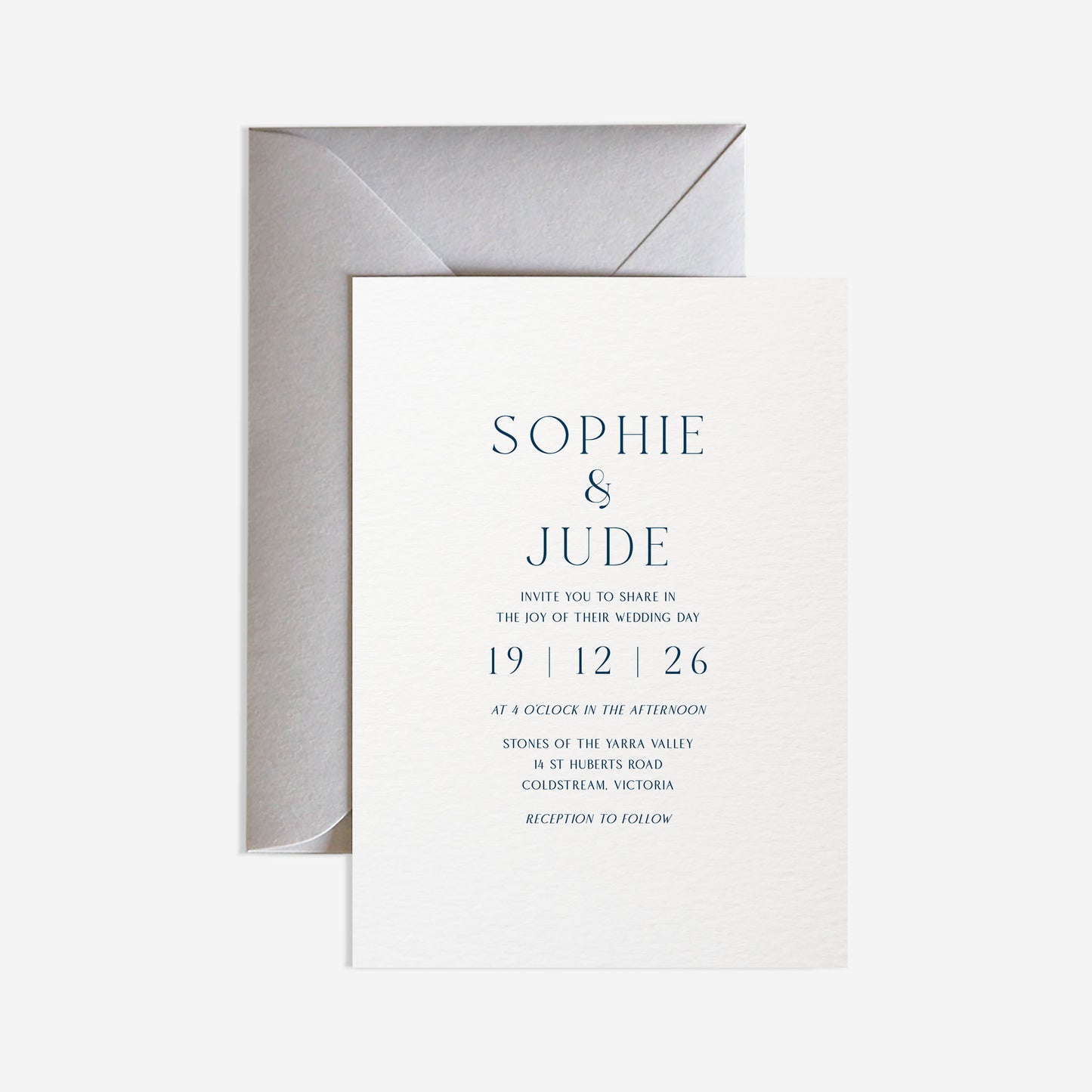 Delphine Wedding Invitation