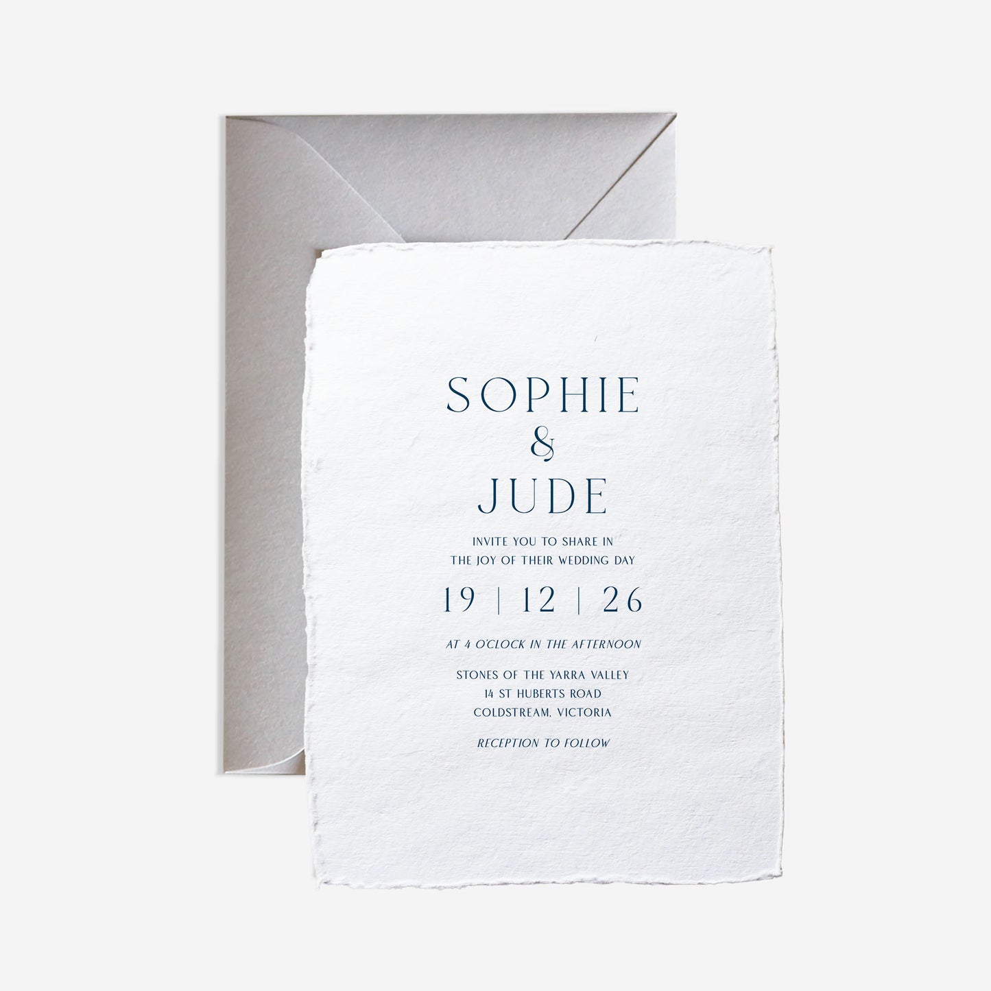 Delphine Wedding Invitation