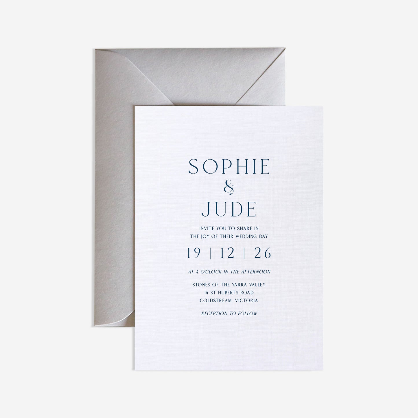Delphine Wedding Invitation