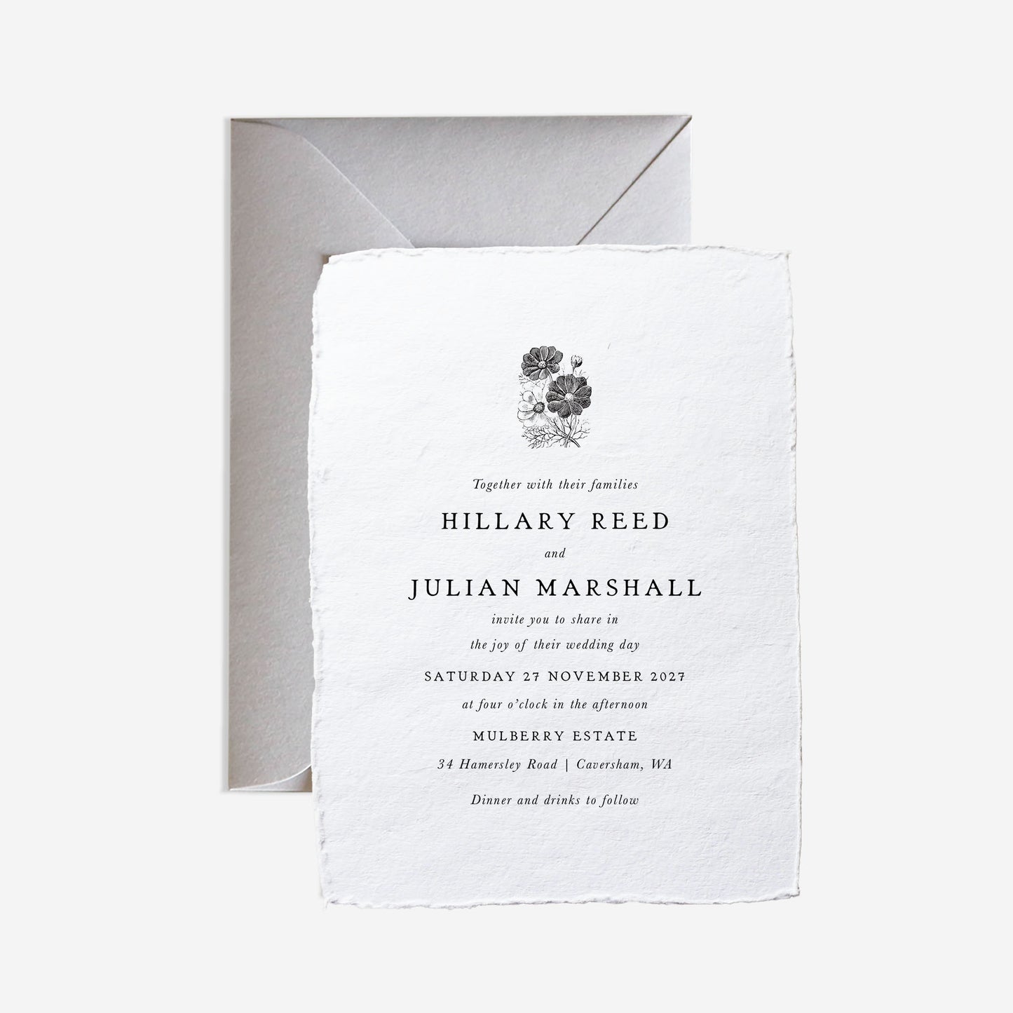 Hepburn Wedding Invitation
