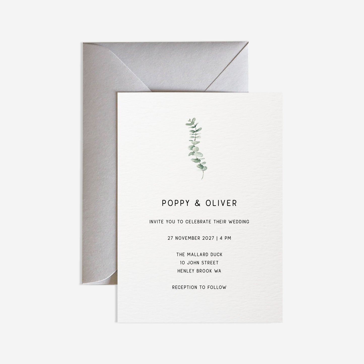 Juniper Wedding Invitation