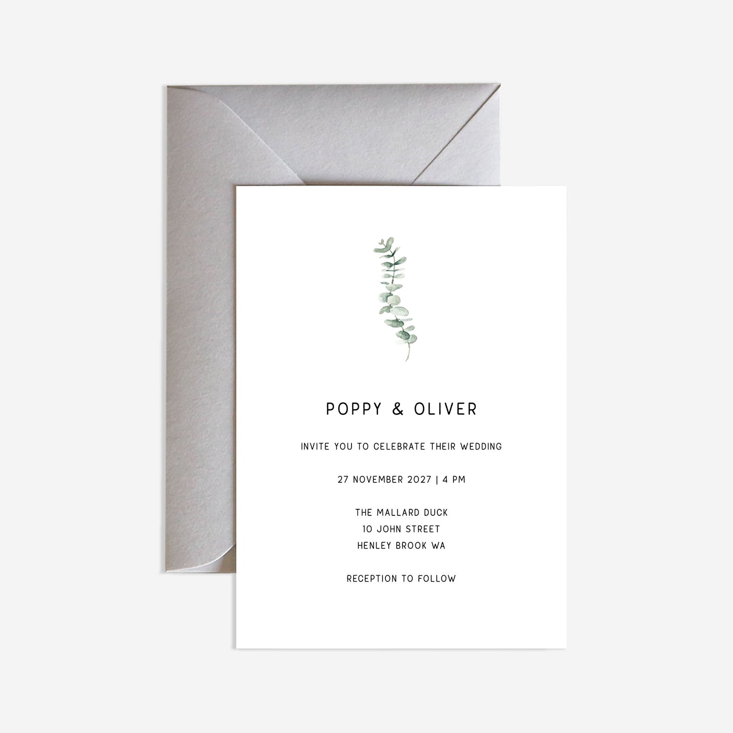 Juniper Wedding Invitation