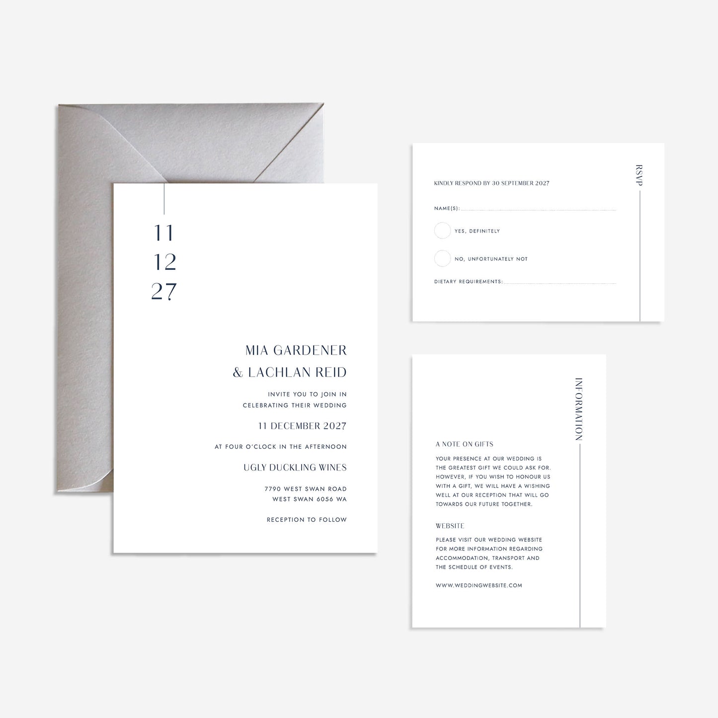 Laguna Wedding Invitation