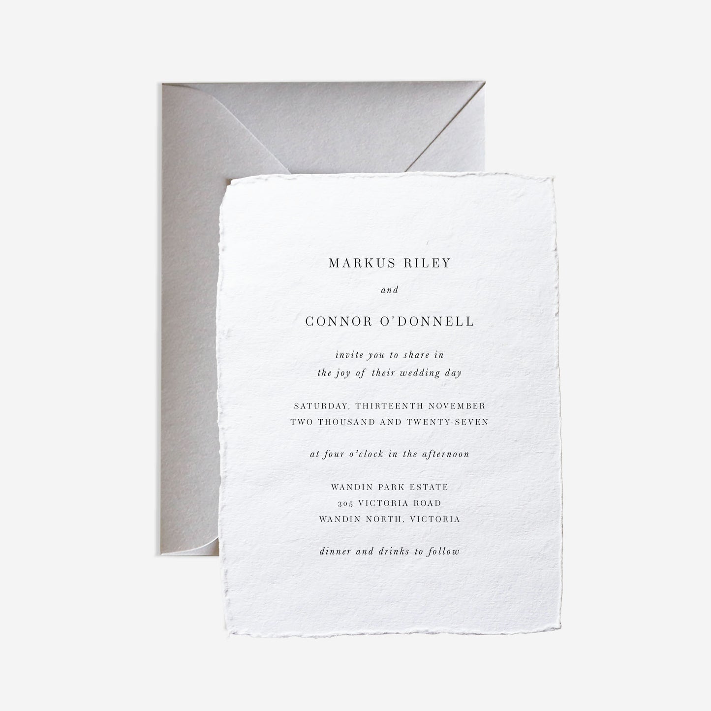 Mauritius Wedding Invitation