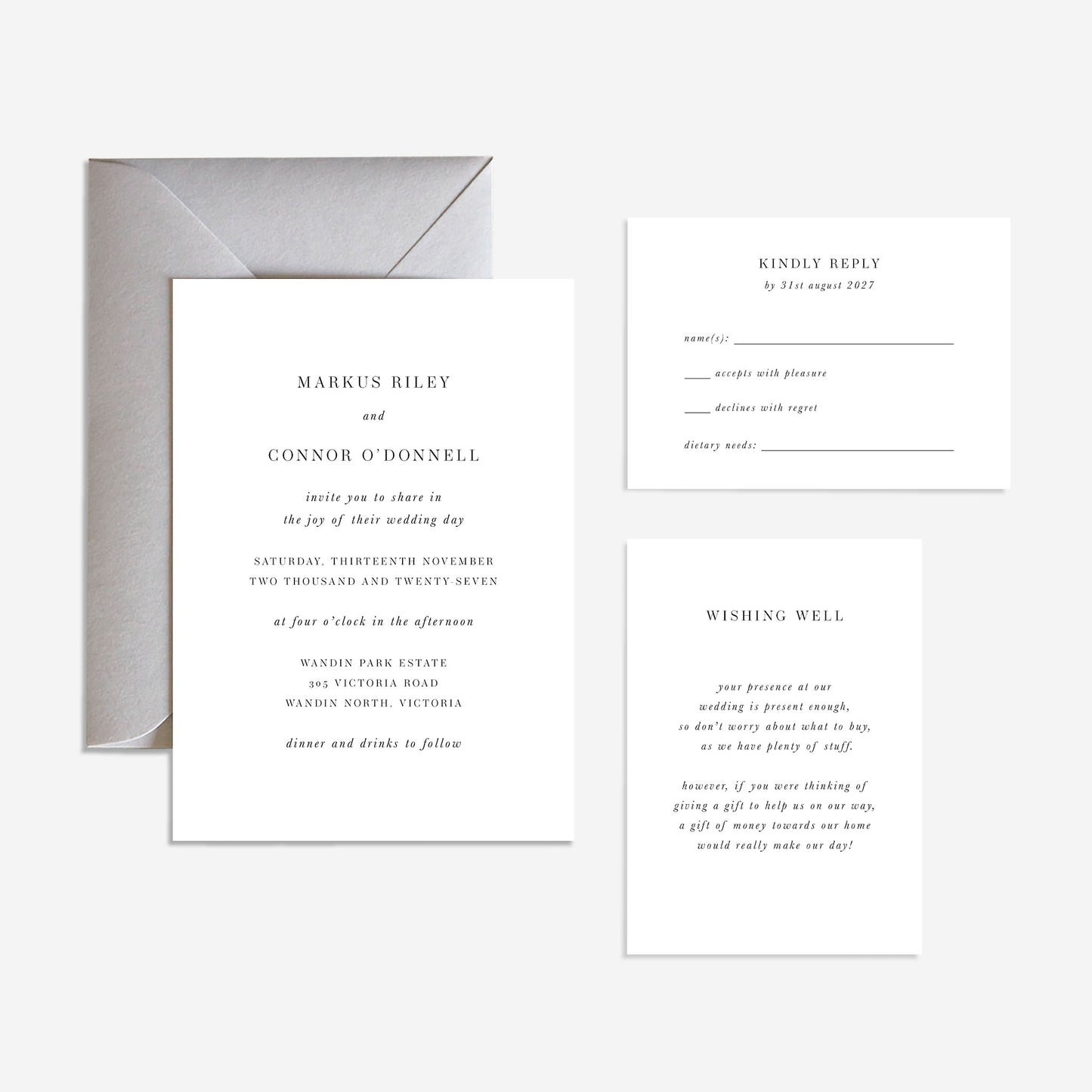 Mauritius Wedding Invitation