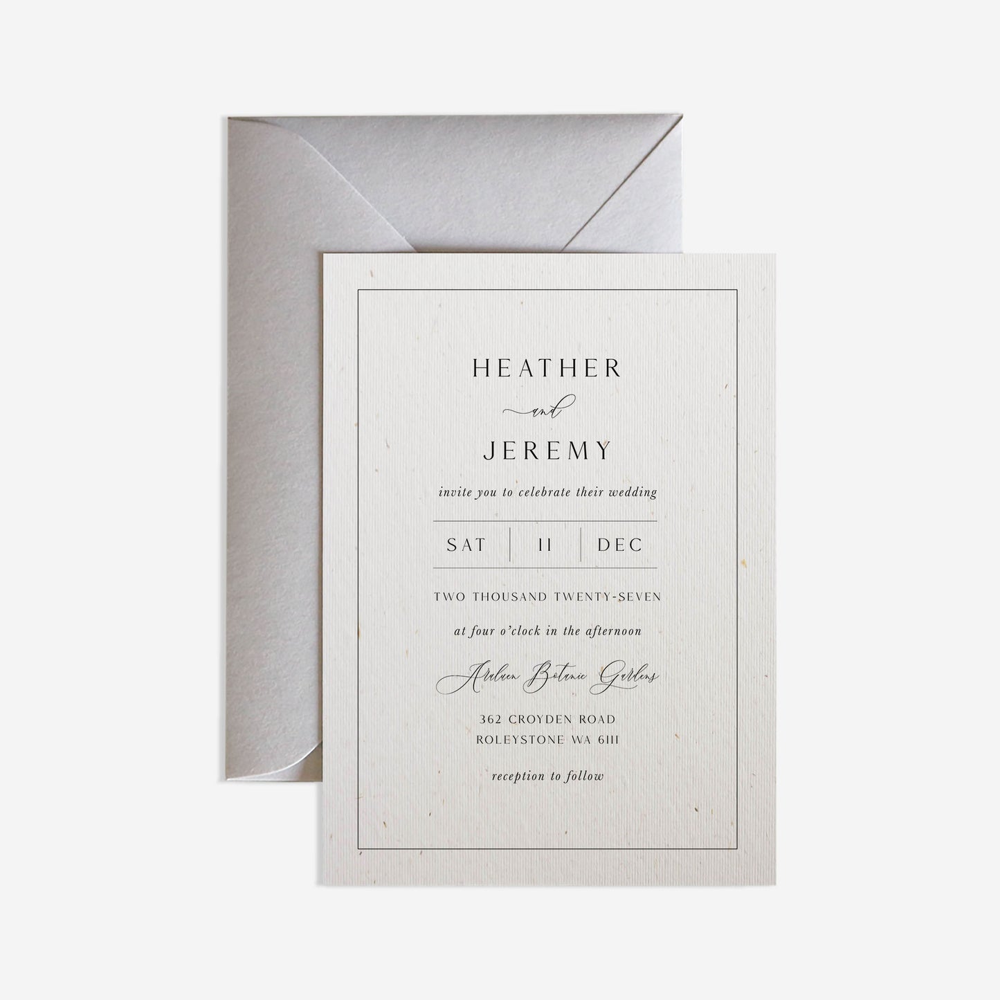 Mayfair Wedding Invitation