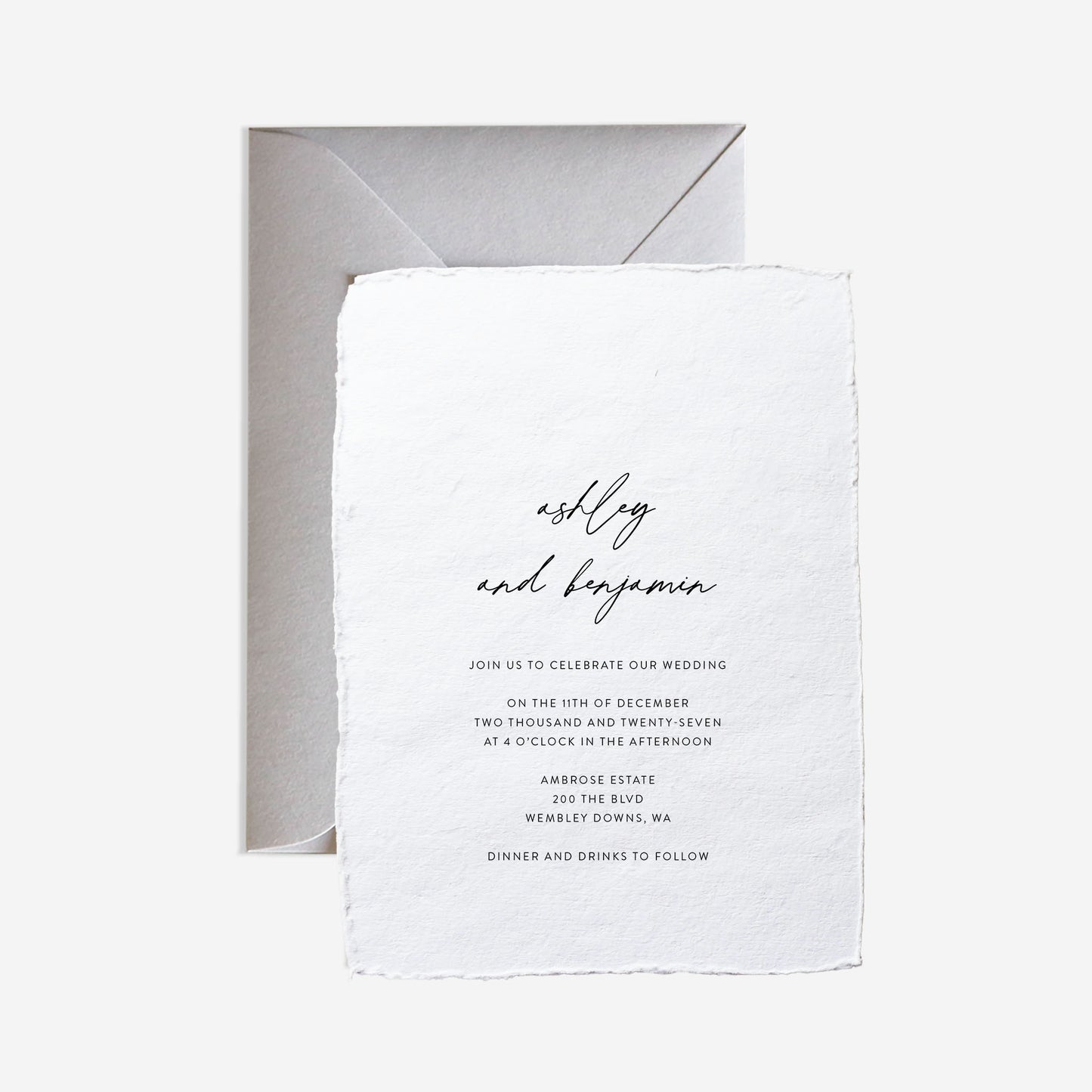 Salt Wedding Invitation