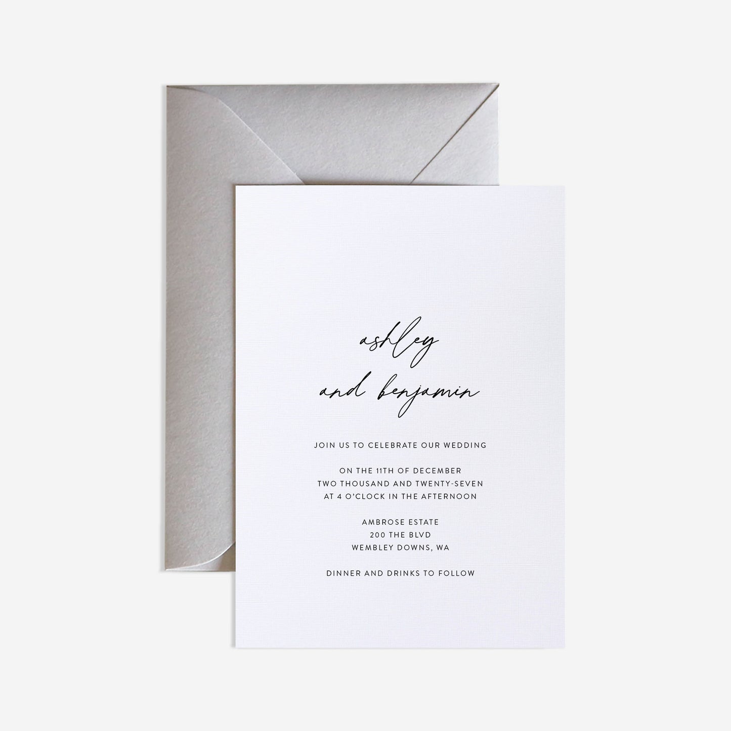 Salt Wedding Invitation