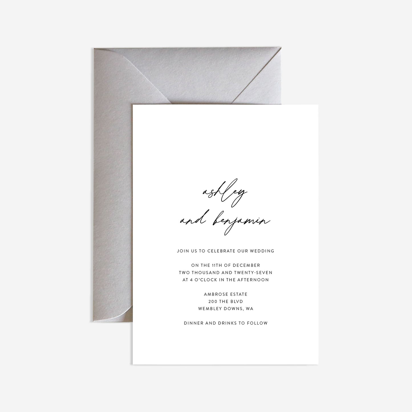 Salt Wedding Invitation