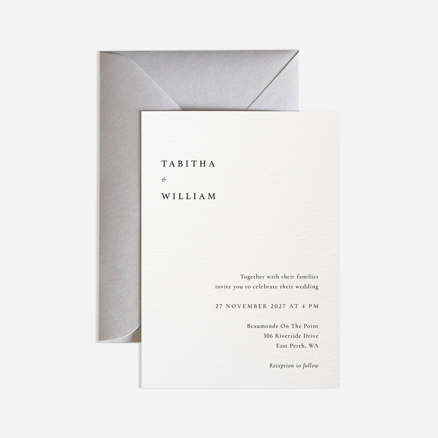 Solace Wedding Invitation