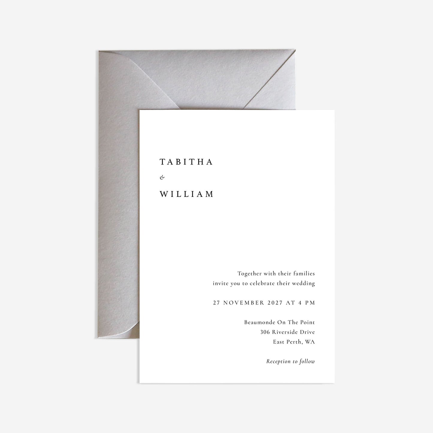 Solace Wedding Invitation