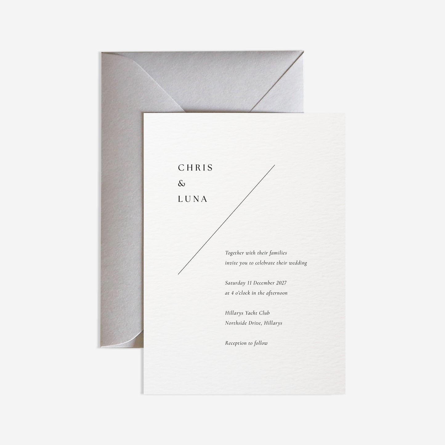 Temperance Wedding Invitation