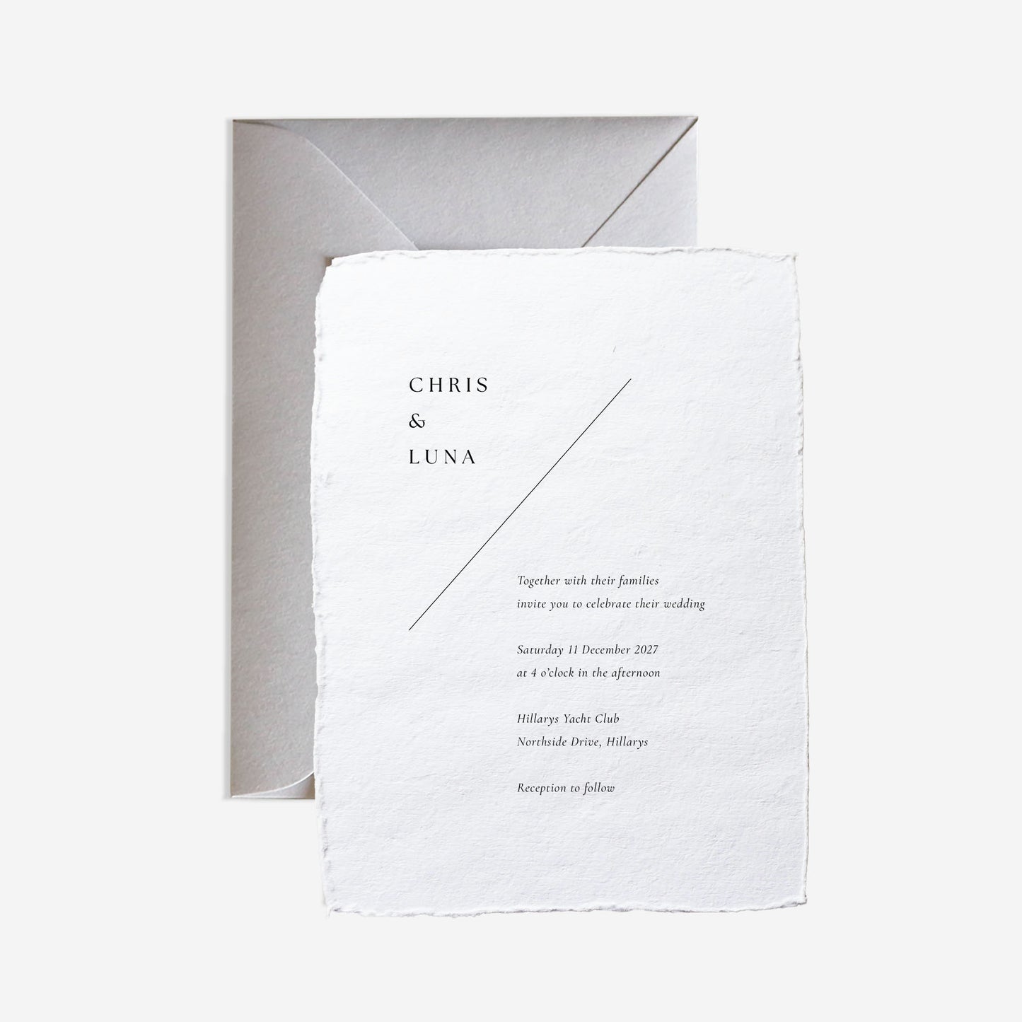 Temperance Wedding Invitation