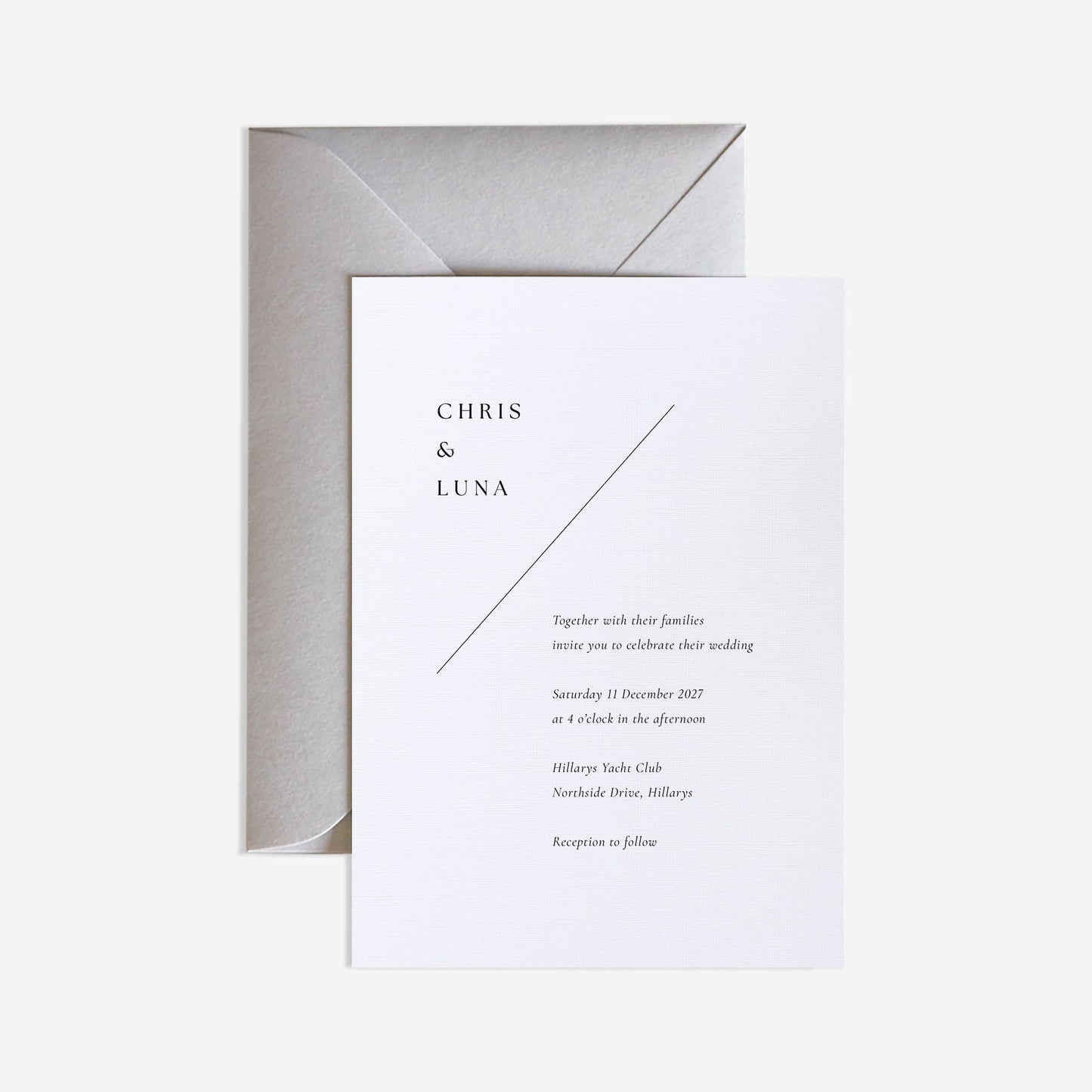 Temperance Wedding Invitation