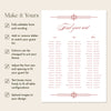 Arden 3-Table Long Tables Wedding Seating Chart Template (US)