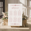 Arden 6-Table Long Tables Wedding Seating Chart Template