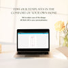 Arden 9-Table Wedding Seating Chart Template (US)