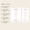 Arden Menu Template
