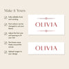 Arden Place Cards Template