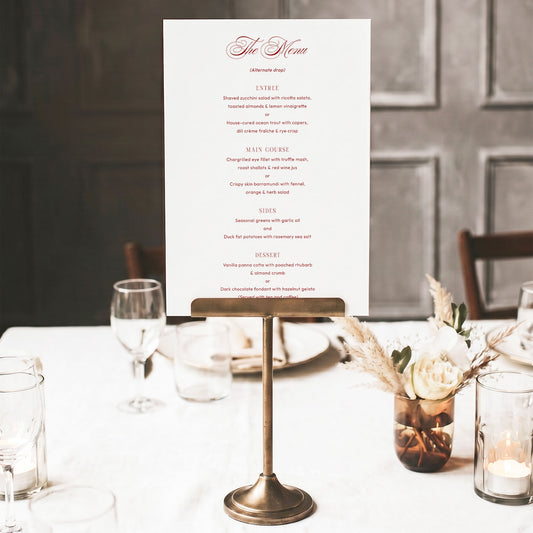 Arden Menu Template