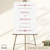 Arden Wedding Welcome Sign Template