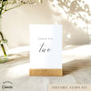 Bellamy Table Numbers Template