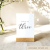 Bellamy Table Numbers Template
