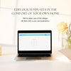 Bondi 3-Table Long Tables Wedding Seating Chart Template (US)