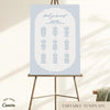 Bondi 9-Table Wedding Seating Chart Template